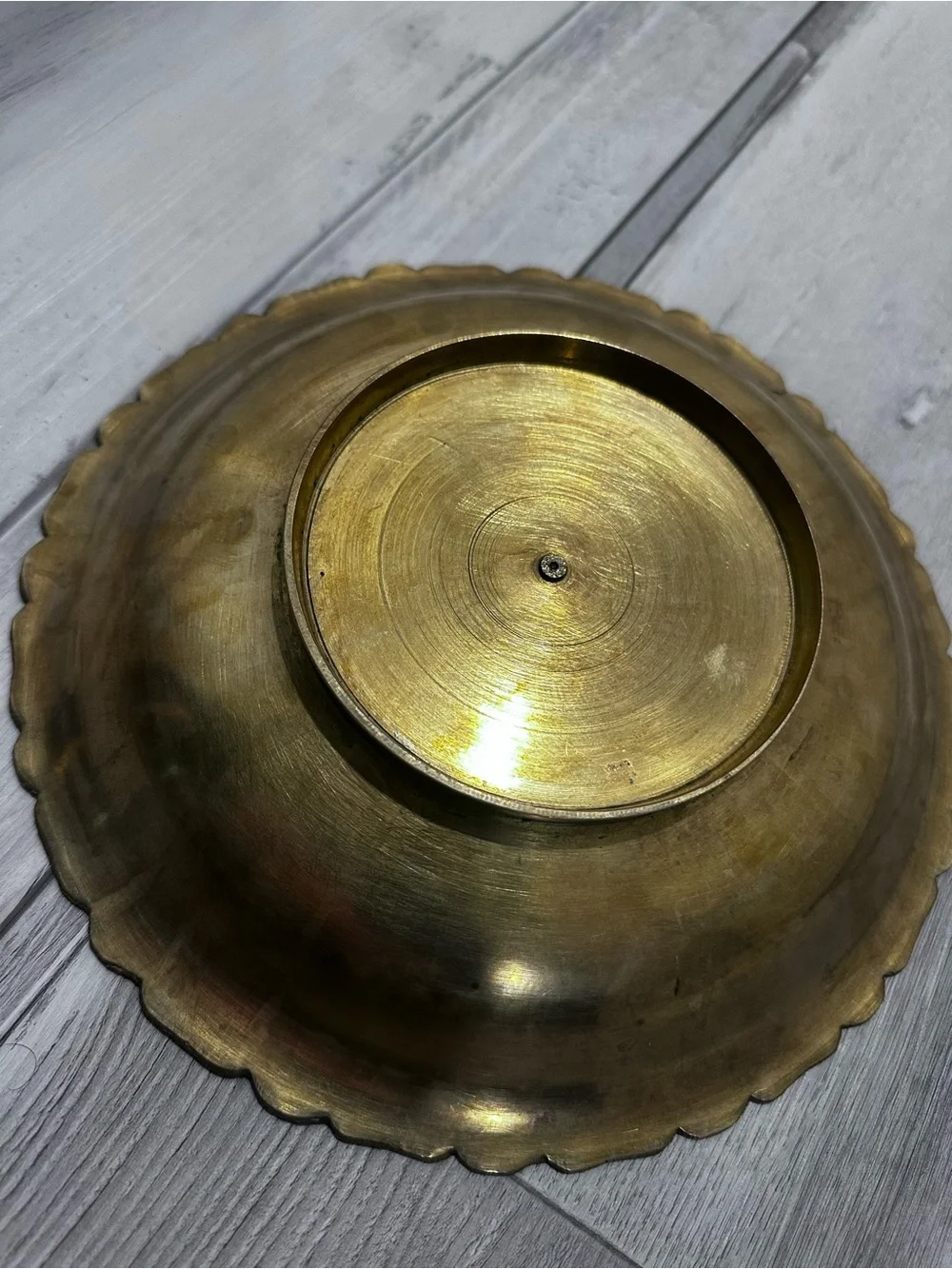 Ornate Decorative Brass plate
